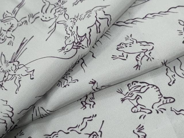 楽天市場】鳥獣戯画 長襦袢 正絹の通販