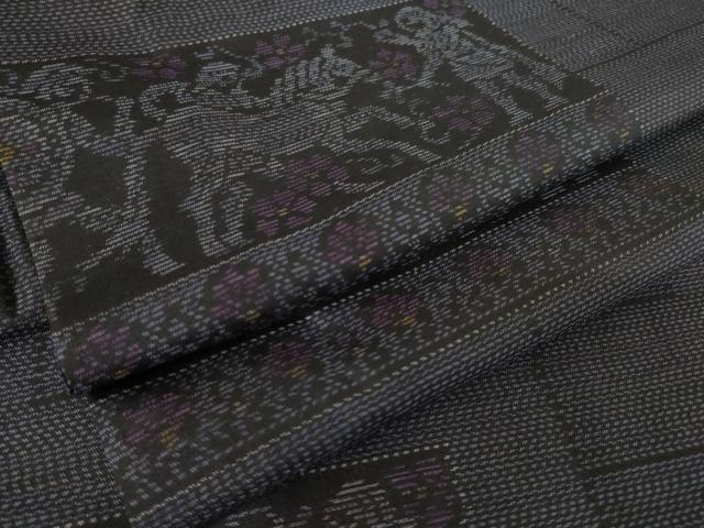 ■■■　サイズ　■■■ 身丈 161cm（肩から） 裄丈 63.5cm 袖丈 48cm　縫込み 5cm 袖幅 33cm 前幅 25cm 後幅 30cm 着物縫いこみ 内揚げ 0cm 裄 お袖側 約2.5cm　身頃側 約3cm ■■■　商品詳...