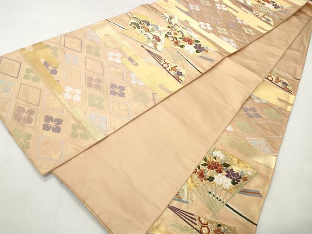 平和屋の平和屋着物◎六通柄袋帯 唐織 エ霞鳳凰文 金銀糸 正絹 逸品 CABJ3622qe｜アングル3