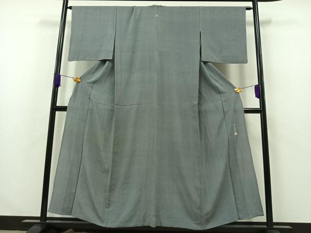 平和屋着物▽寺山存男 江戸小紋 単衣 行儀 正絹 逸品 AABA9525jh
