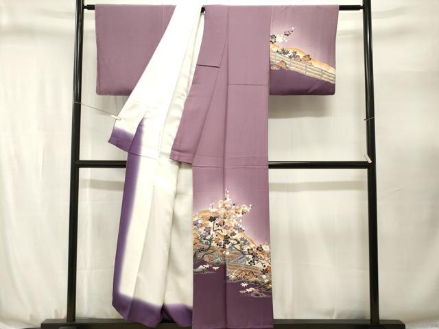 平和屋の平和屋着物■訪問着 作家物 遠山枝梅文 暈し染め 正絹 逸品 CABJ3138ev｜アングル2