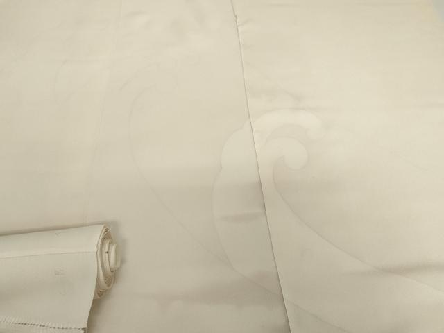 平和屋着物▼付下げ　反物　着尺　柄・色付前　立波文　逸品　未使用　DABH2755zzz