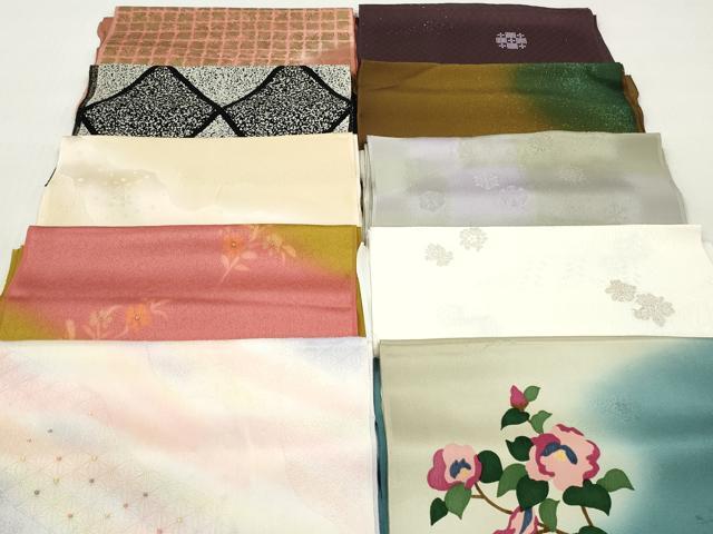 ■■■　商品詳細　■■■ 【正絹】 状態は特に目立ったシミ汚れなどもなく大変良い状態です。 大変上質な逸品になります。 お安く出品致しますので、是非この機会にいかがでしょうか？ ■■■　注意事項　■■■ ■モニター発色の具合により色合いが異なる場合がございます。 ■寸法は多少の誤差が生じる場合がございますのでご了承ください。 ■縫込みの長さが左右非対称の場合は短い部分を記載しております。 左右非対称であってもご返品・お値引き等の保証は出来かねますので、ご了承の上ご購入をお願い致します。 ■シミ等のチェックには注意を払っておりますが、見落としがある場合もございますし、個人の見解も様々ですので神経質な方のご購入はお控えください。 ■箪笥に入っておりました着物や帯なので畳みシワや匂いがあるものもございます。 ■お休みは基本的に土日祝となりますが、その他臨時でお休みする場合がございますのでご了承ください。 ■商品の発送は平日のみの発送となります。 ■夜間と土曜、日曜日はお問い合わせの回答が遅れる場合がございます。 ■当店では、お直し、紋入れ、お手入れ等は承っておりません。 ■生地の状態（ヤケ、経年劣化等）によってはサイズ直しが出来ない場合がございます。 その点もどうかご了承のうえ、ご購入をお願いいたします。 ■弊社で取り扱う商品は一点ものにつき、時期や在庫状況に応じて金額が変更となる場合がございます。 ■検針は行っておりません。予めご了承いただきますようお願いいたします。 ■【洗える着物】と記載のある商品におきましては、商品お届け後に洗濯を行ってしまってからのご返品にはご対応しかねます。 念の為、専門店でのお手入れをお願いいたします。 ■写真に写っている物が全てになります。それ以外の付属品はございませんのでご了承ください。 ■状態に関する写真につきましては、掲載可能な写真枚数に限りがあるため、各箇所につき1枚参考画像を掲載しております。 ■着物のサイズ目安は下記を参考ください↓ ＜女性着物＞　お端折り次第で＋5cm　－1cmが着用可能サイズ 　例）身丈170cmの場合、身長160cm～175cm ＜男性着物＞　身丈＋約25cm～27cm程が適応身長 　例）身丈155cmの場合、身長180～182cm