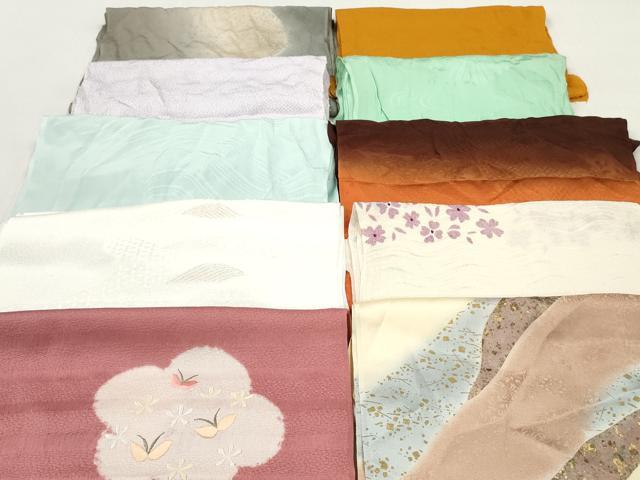 ■■■　商品詳細　■■■ 【正絹】 詳細に関しましては、 参考画像をご確認ください。 大変上質な逸品になります。 お安く出品致しますので、是非この機会にいかがでしょうか？ ■■■　注意事項　■■■ ■モニター発色の具合により色合いが異なる場合がございます。 ■寸法は多少の誤差が生じる場合がございますのでご了承ください。 ■縫込みの長さが左右非対称の場合は短い部分を記載しております。 左右非対称であってもご返品・お値引き等の保証は出来かねますので、ご了承の上ご購入をお願い致します。 ■シミ等のチェックには注意を払っておりますが、見落としがある場合もございますし、個人の見解も様々ですので神経質な方のご購入はお控えください。 ■箪笥に入っておりました着物や帯なので畳みシワや匂いがあるものもございます。 ■お休みは基本的に土日祝となりますが、その他臨時でお休みする場合がございますのでご了承ください。 ■商品の発送は平日のみの発送となります。 ■夜間と土曜、日曜日はお問い合わせの回答が遅れる場合がございます。 ■当店では、お直し、紋入れ、お手入れ等は承っておりません。 ■生地の状態（ヤケ、経年劣化等）によってはサイズ直しが出来ない場合がございます。 その点もどうかご了承のうえ、ご購入をお願いいたします。 ■弊社で取り扱う商品は一点ものにつき、時期や在庫状況に応じて金額が変更となる場合がございます。 ■検針は行っておりません。予めご了承いただきますようお願いいたします。 ■【洗える着物】と記載のある商品におきましては、商品お届け後に洗濯を行ってしまってからのご返品にはご対応しかねます。 念の為、専門店でのお手入れをお願いいたします。 ■写真に写っている物が全てになります。それ以外の付属品はございませんのでご了承ください。 ■状態に関する写真につきましては、掲載可能な写真枚数に限りがあるため、各箇所につき1枚参考画像を掲載しております。 ■着物のサイズ目安は下記を参考ください↓ ＜女性着物＞　お端折り次第で＋5cm　－1cmが着用可能サイズ 　例）身丈170cmの場合、身長160cm～175cm ＜男性着物＞　身丈＋約25cm～27cm程が適応身長 　例）身丈155cmの場合、身長180～182cm