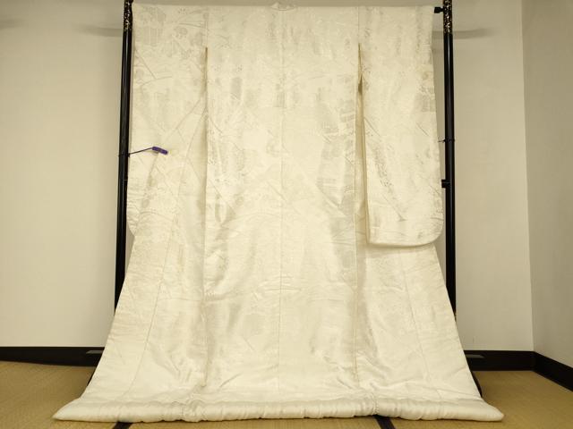 平和屋本店●白打掛　白無垢　和装　婚礼　結婚式　花嫁　神社挙式　松竹梅吉祥文様　AABJ2672fw