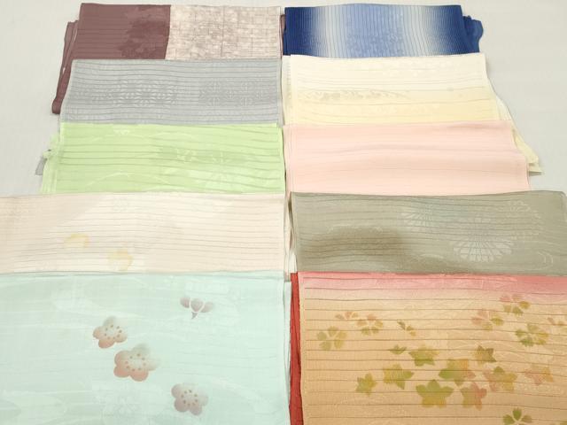 ■■■　商品詳細　■■■ 【正絹】 詳細に関しましては、 参考画像をご確認ください。 大変上質な逸品になります。 お安く出品致しますので、是非この機会にいかがでしょうか？ ■■■　注意事項　■■■ ■モニター発色の具合により色合いが異なる場合がございます。 ■寸法は多少の誤差が生じる場合がございますのでご了承ください。 ■縫込みの長さが左右非対称の場合は短い部分を記載しております。 左右非対称であってもご返品・お値引き等の保証は出来かねますので、ご了承の上ご購入をお願い致します。 ■シミ等のチェックには注意を払っておりますが、見落としがある場合もございますし、個人の見解も様々ですので神経質な方のご購入はお控えください。 ■箪笥に入っておりました着物や帯なので畳みシワや匂いがあるものもございます。 ■お休みは基本的に土日祝となりますが、その他臨時でお休みする場合がございますのでご了承ください。 ■商品の発送は平日のみの発送となります。 ■夜間と土曜、日曜日はお問い合わせの回答が遅れる場合がございます。 ■当店では、お直し、紋入れ、お手入れ等は承っておりません。 ■生地の状態（ヤケ、経年劣化等）によってはサイズ直しが出来ない場合がございます。 その点もどうかご了承のうえ、ご購入をお願いいたします。 ■弊社で取り扱う商品は一点ものにつき、時期や在庫状況に応じて金額が変更となる場合がございます。 ■検針は行っておりません。予めご了承いただきますようお願いいたします。 ■【洗える着物】と記載のある商品におきましては、商品お届け後に洗濯を行ってしまってからのご返品にはご対応しかねます。 念の為、専門店でのお手入れをお願いいたします。 ■写真に写っている物が全てになります。それ以外の付属品はございませんのでご了承ください。 ■状態に関する写真につきましては、掲載可能な写真枚数に限りがあるため、各箇所につき1枚参考画像を掲載しております。 ■着物のサイズ目安は下記を参考ください↓ ＜女性着物＞　お端折り次第で＋5cm　－1cmが着用可能サイズ 　例）身丈170cmの場合、身長160cm～175cm ＜男性着物＞　身丈＋約25cm～27cm程が適応身長 　例）身丈155cmの場合、身長180～182cm