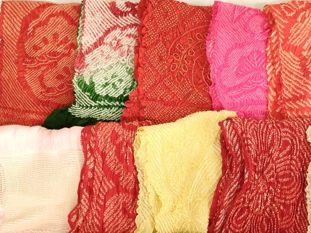 平和屋着物[]七五三　女の子　和装小物　帯揚げ25枚セット　総絞り　中抜き絞り　...