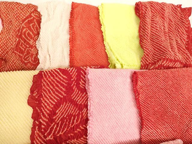平和屋着物[]七五三　女の子　和装小物　帯揚げ25枚セット　総絞り　中抜き絞り　...