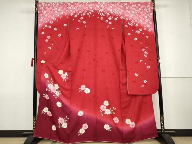 平和屋着物●豪華振袖　舞桜　暈し染め　正絹　逸品　AABJ8667cs heiwaya-11252061 平和屋 パッケージ画像
