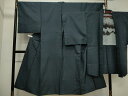 平和屋着物■男性 本場大島紬 100亀甲 アンサンブル 正絹 逸品 CAAL7459ou