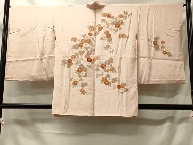 平和屋着物＃羽織　仮絵羽　刺繍　枝垂れ花文　金彩　正絹　逸品　未使用　CABI6199in