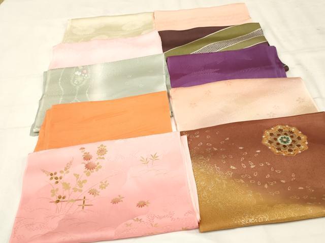 楽天平和屋平和屋着物★和装小物　上質な帯揚げ　10枚セット　未使用品多数　逸品　AAAO1705ps