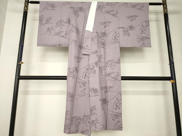 楽天市場】鳥獣戯画 長襦袢 正絹の通販