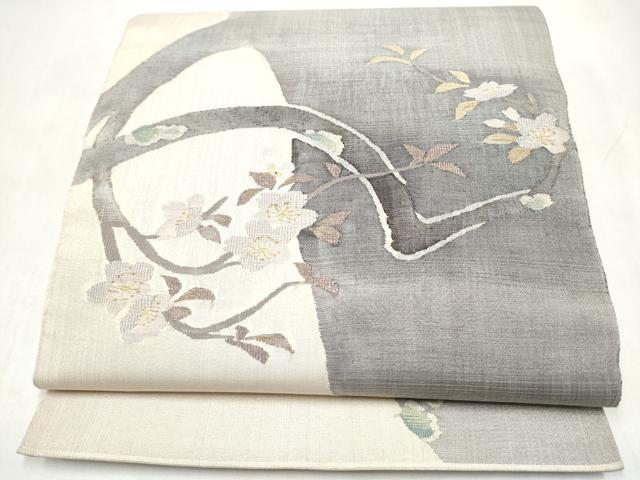 平和屋着物●太鼓柄袋帯　枝桜文　金糸　正絹　逸品　CABL0966hy heiwaya-11258909 平和屋 パッケージ画像