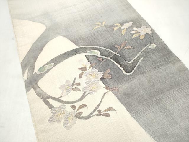 平和屋着物●太鼓柄袋帯　枝桜文　金糸　正絹　逸品　CABL0966hy heiwaya-11258909 平和屋 サンプル画像2