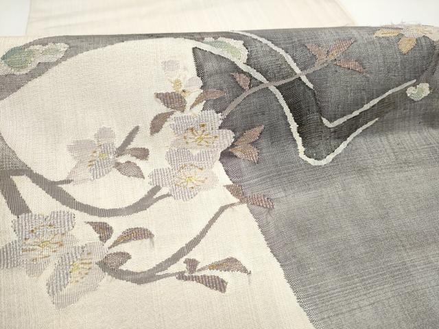 平和屋着物●太鼓柄袋帯　枝桜文　金糸　正絹　逸品　CABL0966hy heiwaya-11258909 平和屋 サンプル画像3