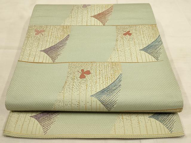 平和屋着物●六通柄袋帯 市楽織 凜 正絹 逸品 AAAN9859wj