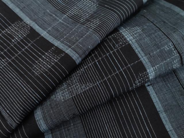 平和屋着物●上質な紬　80亀甲　流水文　正絹　逸品　未使用　AABK6435cs