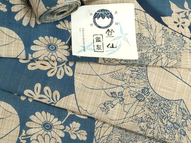 楽天市場】竺仙 奥州小紋（和服｜レディースファッション）の通販