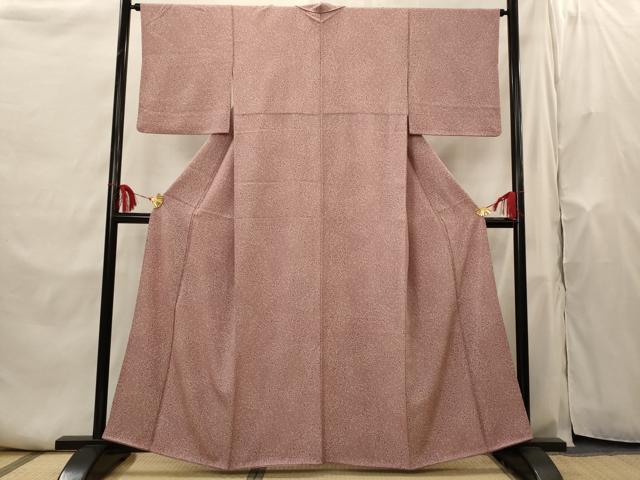 平和屋着物■上質な小紋　花づくし　正絹　逸品　AABH7340st