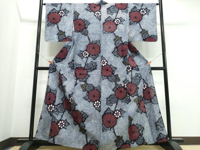 平和屋着物∴夏物　浴衣　有松鳴海絞り　綿　逸品　未使用　CABK5326ng