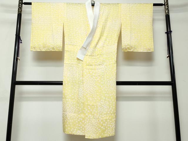 平和屋着物●長襦袢　無双仕立て　雪だるま　正絹　逸品　DABI2984ud