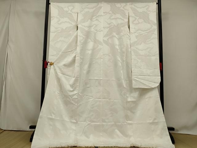平和屋本店●掛下　打掛　和装　婚礼　花嫁　結婚式　神社挙式　飛鶴地紋　逸品　AABK5625ou
