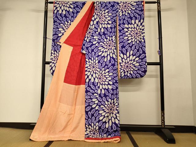 平和屋の平和屋本店●お引きずり・お引き摺り・引き振袖　和装　結婚式　舞妓　芸妓　芸者　衣装　舞花文　逸品　AABK8347fw｜アングル2