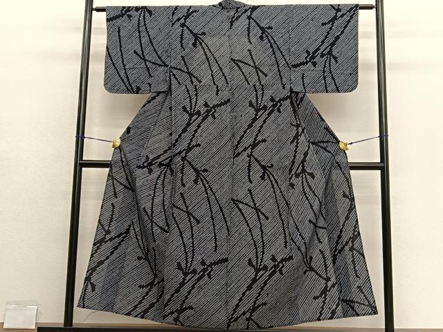 平和屋着物∴夏物　浴衣　有松鳴海絞り　こぼれ松葉　綿　逸品　BAAX7430hv