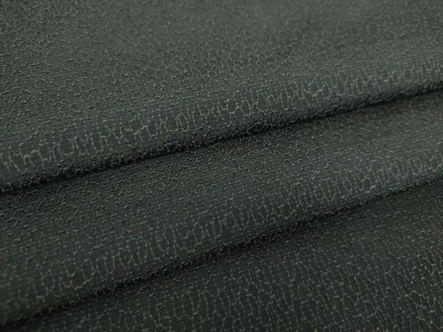 平和屋着物●男性　お召　霞文　正絹　逸品　DABD1392ps