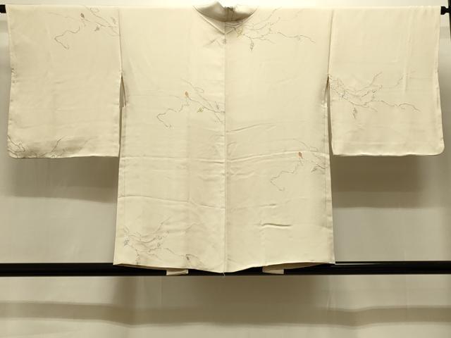 平和屋着物＃羽織　寿光織　枝葉文　金銀糸　正絹　逸品　CABI6326in