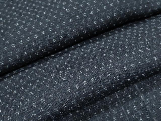 平和屋着物＊夏物　男性　上布　吉祥文　麻　逸品　CABJ1052th