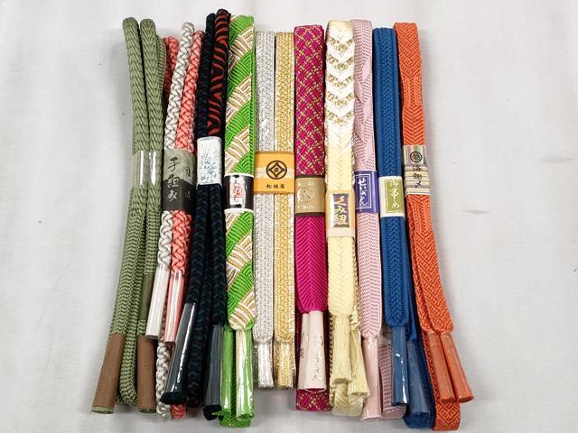 平和屋着物●和装小物 帯締め10本セット 礼装用 笹浪組 大和組 金銀糸 三越扱い 松...