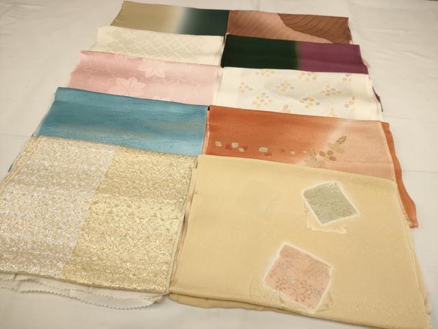 平和屋着物★和装小物 上質な帯揚げ 10枚セット 未使用品多数 逸品 AAAO9846ps