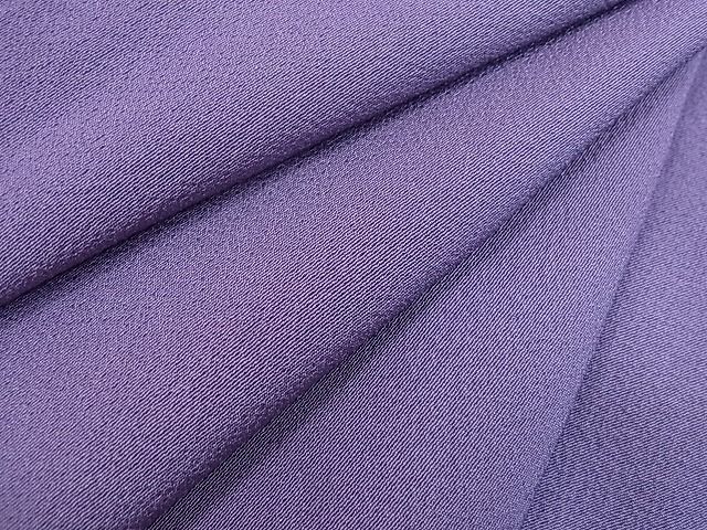 平和屋川間店■上質な色無地　紫苑色　逸品　cf3854