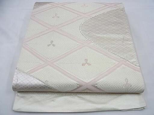 平和屋着物■六通柄袋帯 唐織 松葉菱文 金銀糸 逸品 n-ts0354 平和屋着物■六通柄袋帯 唐織 松葉菱文 金銀糸 逸品 n-ts0354