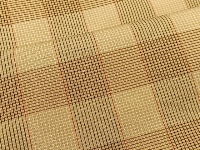 Rakuten - 平和屋着物■本場縞大島紬　格子柄　正絹　逸品　CABH3422ua
