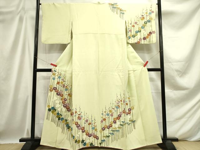 Rakuten - 平和屋着物■訪問着　枝花　金彩　正絹　逸品　DABD0666op
