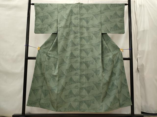 平和屋着物■江戸小紋 切り嵌め寄せ小紋柄 正絹 逸品 AABJ2251st