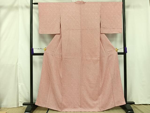 平和屋着物■大変加工の良い総絞り小紋 正絹 逸品 AAAU2137mf