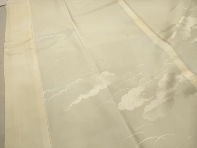 平和屋着物■長襦袢　無双仕立て　雲霞地紋　暈し染め　半衿刺繍　洗える着物　AABG1290sx