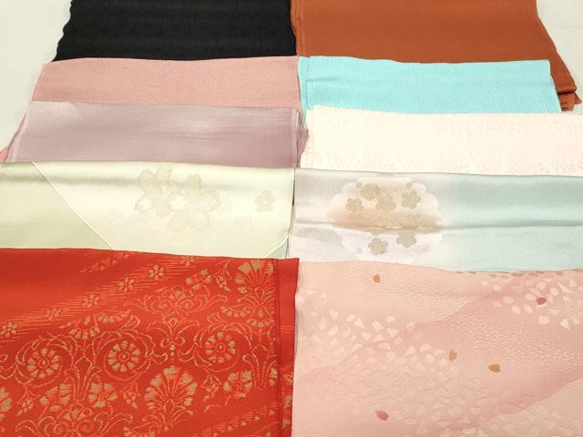 平和屋着物★和装小物 上質な帯揚げ 10枚セット 逸品 DAAM7528qa