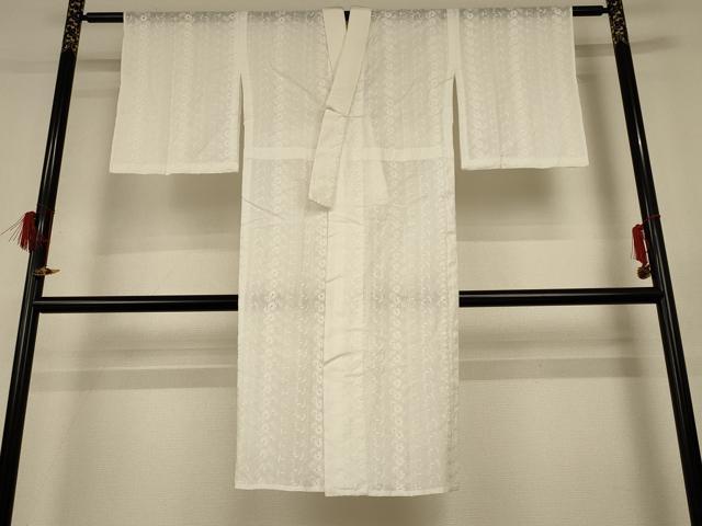 平和屋着物＊夏物　長襦袢　総レース　花唐草文　白色　AABG2020jd