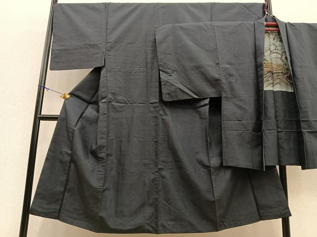 平和屋着物■男性 本場大島紬 アンサンブル 100亀甲 正絹 逸品 BAAQ8918ow