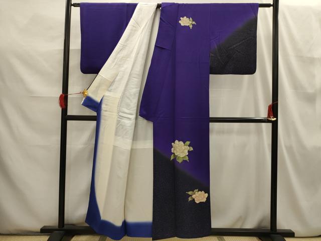 平和屋着物■訪問着　草花文　暈し染め　正絹　逸品　AABI3839sx