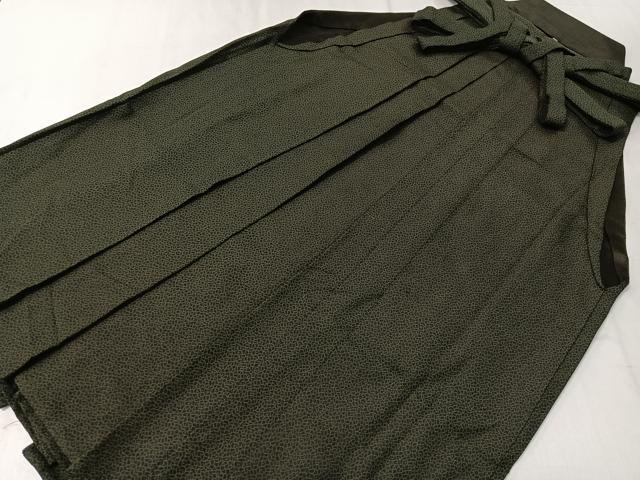 平和屋着物■男性　行燈袴　干割れ文様　正絹　逸品　CAAZ2297vp