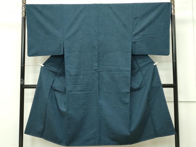 平和屋本店■極上　男性　紬　色無地　褐返色　逸品　未使用　CZAA2537s5