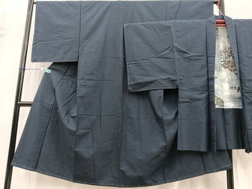 平和屋着物■男性 お召 アンサンブル 亀甲文様 正絹 逸品 未使用 BAAS3803hv 平和屋着物■男性 お召 アンサンブル 亀甲文様 正絹 逸品 未使用 BAAS3803hv