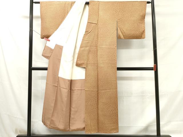 平和屋着物■上質な小紋　小花文　正絹　逸品　DAAV2406xg