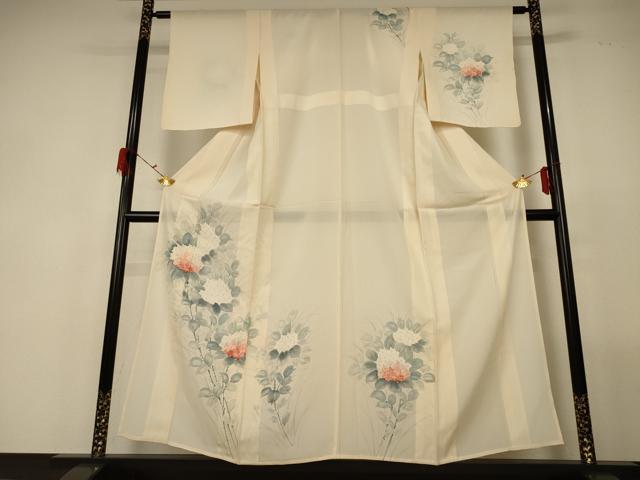 Rakuten - 平和屋着物＊夏物　訪問着　変わり絽　手描き　紫陽花　正絹　逸品　AABG2012jd
